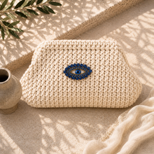 Load image into Gallery viewer, Blue Eye Slippers