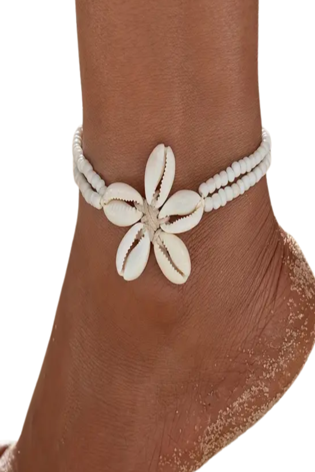 Flower Shell Anklet