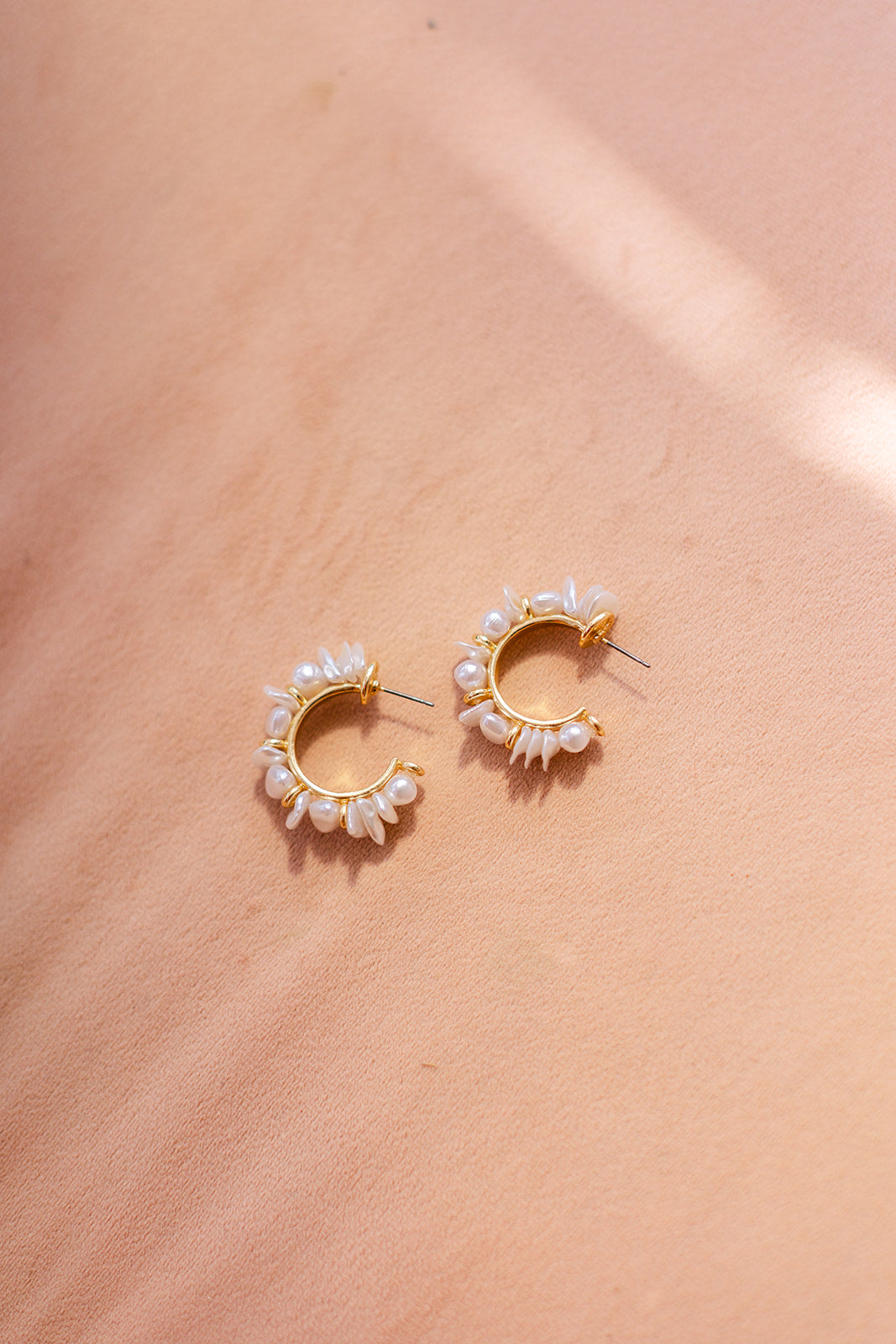 Shell Hoop Earrings