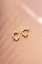 Load image into Gallery viewer, Shell Hoop Earrings
