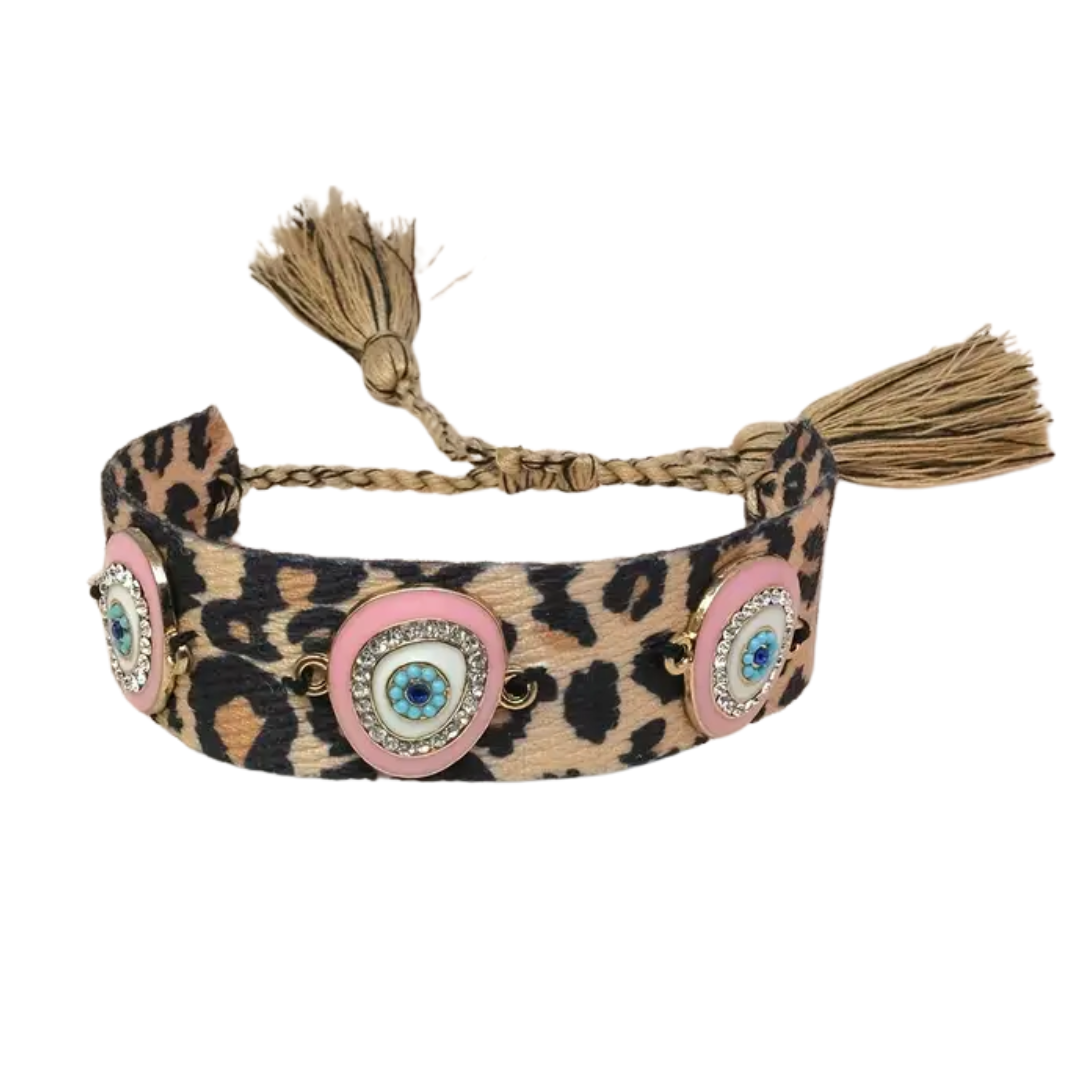 Leopard Tassel Bracelet